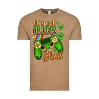 Vintage Coffee it s not luck skill Vintage Tee - Artiststas