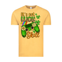 Vintage Mustard it s not luck skill Vintage Tee - Artiststas