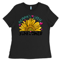 Black mommy' s little sunflower Ladies Tee - MaliasSmallBusiness