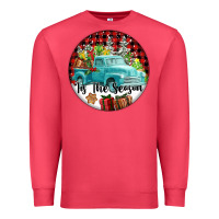 Cardinal Tis The Season Truck Premium Sweatshirt - FaDigitalArtStudio