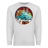 Dove Grey Tis The Season Truck Premium Sweatshirt - FaDigitalArtStudio