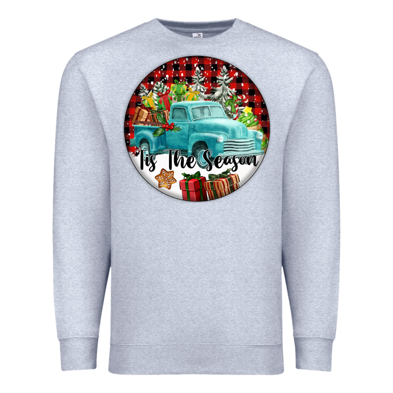 Tis The Season Truck Premium Sweatshirt by FaDigitalArtStudio | Teevron