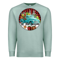 Seafoam Tis The Season Truck Premium Sweatshirt - FaDigitalArtStudio