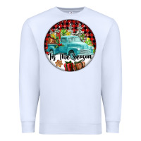 White Tis The Season Truck Premium Sweatshirt - FaDigitalArtStudio