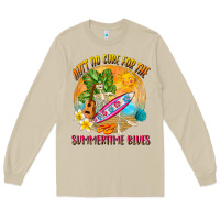 Mushroom Ain't no cure for the summertime blues Long Sleeve Tee - NancyCooperArtShop