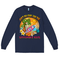 Navy Ain't no cure for the summertime blues Long Sleeve Tee - NancyCooperArtShop