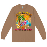 Toasted Coconut Ain't no cure for the summertime blues Long Sleeve Tee - NancyCooperArtShop