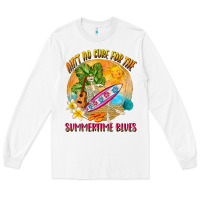 White Ain't no cure for the summertime blues Long Sleeve Tee - NancyCooperArtShop