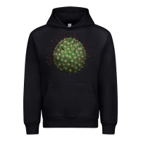 Black arizona fishhook cactus Urban Hoodie - LillyAllenDesigns