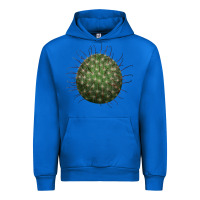 Cobalt arizona fishhook cactus Urban Hoodie - LillyAllenDesigns