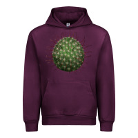 Mauve Wine arizona fishhook cactus Urban Hoodie - LillyAllenDesigns