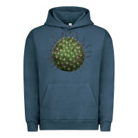 Pigment Midnight Navy arizona fishhook cactus Urban Hoodie - LillyAllenDesigns