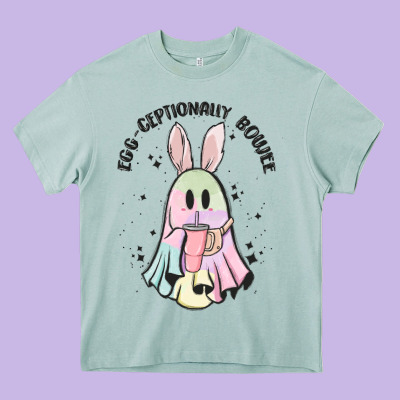 Egg Ceptionally Boujee Heavy Core Tee Designed By Maliassmallbusiness