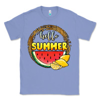 Colony Blue hello summer watermelon Classic Tee - JahusDesignShop