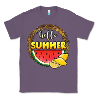 Lavender hello summer watermelon Classic Tee - JahusDesignShop