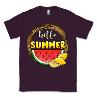 Plum hello summer watermelon Classic Tee - JahusDesignShop