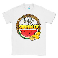 White hello summer watermelon Classic Tee - JahusDesignShop