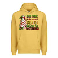 Antique Gold Tree tops glisten and children listen to nothing Premium Hoodie - RanaPortraitStore