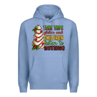 Colony Blue Tree tops glisten and children listen to nothing Premium Hoodie - RanaPortraitStore