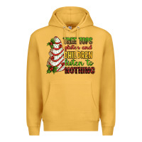Mustard Tree tops glisten and children listen to nothing Premium Hoodie - RanaPortraitStore
