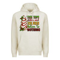 Oatmeal Heather Tree tops glisten and children listen to nothing Premium Hoodie - RanaPortraitStore