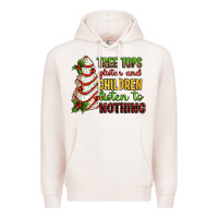 Pale Pink Tree tops glisten and children listen to nothing Premium Hoodie - RanaPortraitStore
