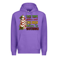 Purple Tree tops glisten and children listen to nothing Premium Hoodie - RanaPortraitStore
