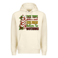 Sandshell Tree tops glisten and children listen to nothing Premium Hoodie - RanaPortraitStore