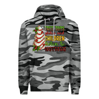 Slate Camo Tree tops glisten and children listen to nothing Premium Hoodie - RanaPortraitStore