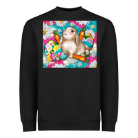 Black easter day rabbit Heavyweight Sweatshirt - TumblerDesignByShophia