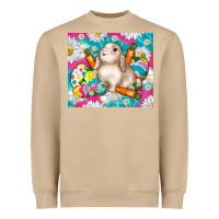Mushroom easter day rabbit Heavyweight Sweatshirt - TumblerDesignByShophia