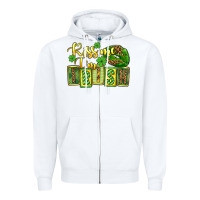 White St. Patrick's Kiss me i am irish Zipper Hoodie - OliviaCreatesArt