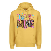 Antique Gold be mine valentine's day Premium Hoodie - OliviaCreatesArt