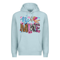 Blue Mist be mine valentine's day Premium Hoodie - OliviaCreatesArt