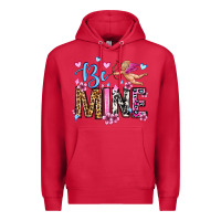 Cardinal be mine valentine's day Premium Hoodie - OliviaCreatesArt