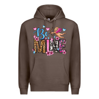 Coffee be mine valentine's day Premium Hoodie - OliviaCreatesArt