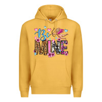 Mustard be mine valentine's day Premium Hoodie - OliviaCreatesArt