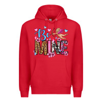 Red be mine valentine's day Premium Hoodie - OliviaCreatesArt