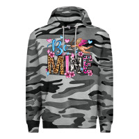 Slate Camo be mine valentine's day Premium Hoodie - OliviaCreatesArt
