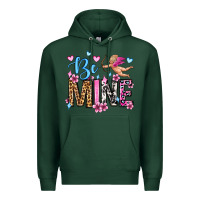 Sports Green be mine valentine's day Premium Hoodie - OliviaCreatesArt
