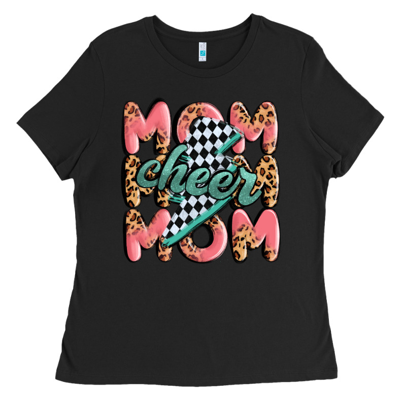 Cheer Mom Ladies Tee by MaliasSmallBusiness | Teevron