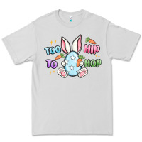 Dove Grey too hip to hop easter Premium Tee - MaliasSmallBusiness