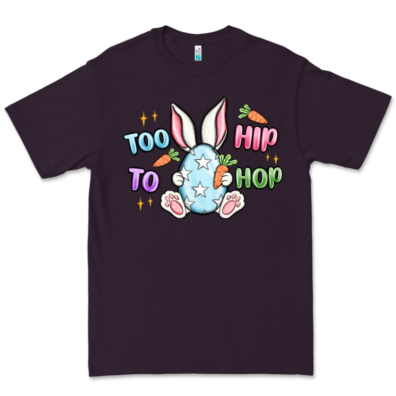 Too Hip To Hop Easter Premium Tee by MaliasSmallBusiness | Teevron