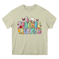 Mossy teacher bunny Heavy Core Tee - MaliasSmallBusiness