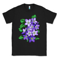 Black Mayflower Plant Illustrations Classic Tee - LillyAllenDesigns