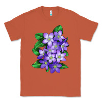 Copper Mayflower Plant Illustrations Classic Tee - LillyAllenDesigns