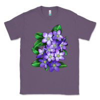 Lavender Mayflower Plant Illustrations Classic Tee - LillyAllenDesigns