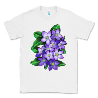 White Mayflower Plant Illustrations Classic Tee - LillyAllenDesigns