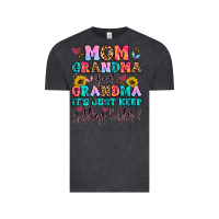 Vintage Black mom grandma great grandma it's just keeps getting Vintage Tee - Artiststas