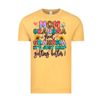 Vintage Mustard mom grandma great grandma it's just keeps getting Vintage Tee - Artiststas